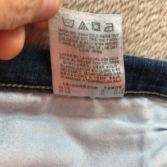 Riders By Lee Womens Jeans Size 18 Relax Fit Straight Leg Blue Denim Medium Wash - Picture 9 of 11